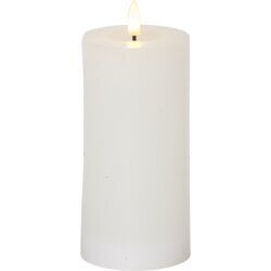 LED Vaska svece balta 0,03W 7,5x17,5cm Flamme Flow 061-42 cena un informācija | Sveces un svečturi | 220.lv