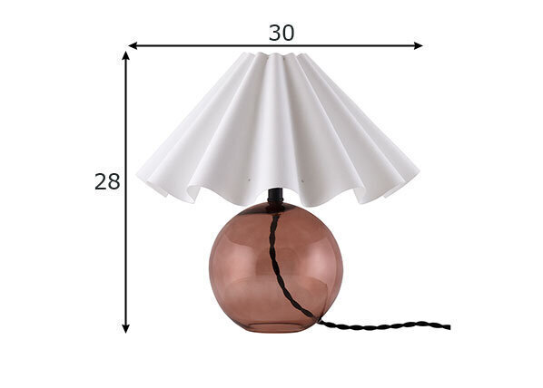 Globen Lighting galda lampa Judith cena un informācija | Galda lampas | 220.lv