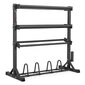 Statīvs svariem Gymstick Multi Storage Rack, melns cena un informācija | Svari, hanteles, stieņi | 220.lv