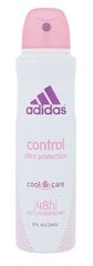 Pretsviedru dezodorants Adidas Cool & Care Control, 150 ml cena un informācija | Dezodoranti | 220.lv