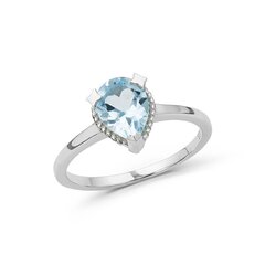 Серебряное (925) кольцо с драгоценными камнями, код AVP516514-2 цена и информация | Кольца | 220.lv