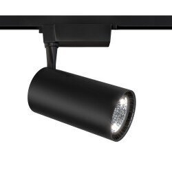 LED sliežu prožektors 40W 3000K Maytoni Technical melnā krāsā цена и информация | Sliežu apgaismojuma sistēmas | 220.lv