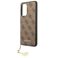 Original Guess 4G Charms Collection Hardcase maciņš Samsung Galaxy A53 5G, brūns цена и информация | Чехлы для телефонов | 220.lv