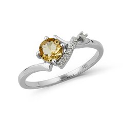 Серебряное (925) кольцо с драгоценными камнями, код AVP515092-3 цена и информация | Кольца | 220.lv