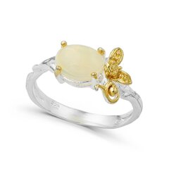 Серебряное (925) кольцо с драгоценными камнями, код F50234 цена и информация | Кольца | 220.lv