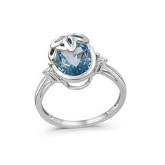 Серебряное (925) кольцо с драгоценными камнями, код AH549038RH-2 цена и информация | Кольца | 220.lv