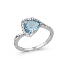 Серебряное (925) кольцо с драгоценными камнями, код AH549562RH-2 цена и информация | Кольца | 220.lv