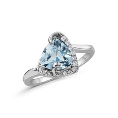 Серебряное (925) кольцо с драгоценными камнями, код AH549562RH-2 цена и информация | Кольца | 220.lv