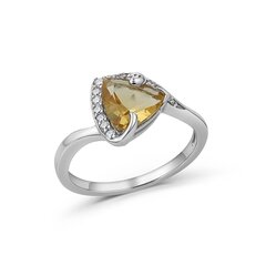 Серебряное (925) кольцо с драгоценными камнями, код AH549562RH-3 цена и информация | Кольца | 220.lv