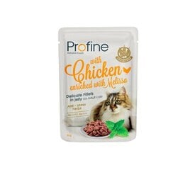 Profine Cat Pouch Chicken in Jelly влажный корм для кошек 85г цена и информация | Консервы для котов | 220.lv