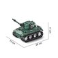 Tanks R/C 313 Double E cena un informācija | Rotaļlietas zēniem | 220.lv