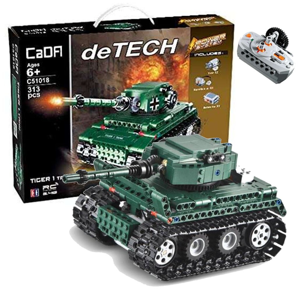 Tanks R/C 313 Double E cena un informācija | Rotaļlietas zēniem | 220.lv