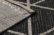 Sizala auklu paklājs FLOORLUX 20508 melns / sudrabs Trīsstūri cena un informācija | Paklāji | 220.lv