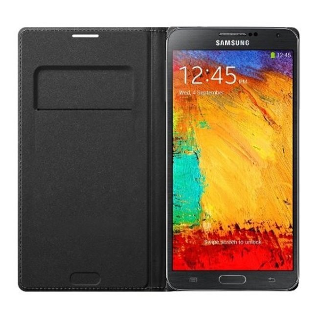 Samsung EF-WN900BBE Īpaši plāns sāniski atverams maks N9005 Galaxy Note 3 Pelēks (EU Blister) cena un informācija | Telefonu vāciņi, maciņi | 220.lv