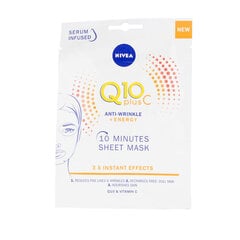 Маска для лица Q10+ Nivea цена и информация | Маски для лица, патчи для глаз | 220.lv