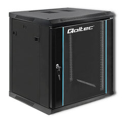 Шкафчик для дисков RACK cabinet 19inches, 12U, 600 x 635 x 600 цена и информация | Qoltec Компьютерная техника | 220.lv