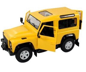 Внедорожник Land Rover Defender 1:14 RTR (на батарейках AA) - желтый цена и информация | Игрушки для мальчиков | 220.lv