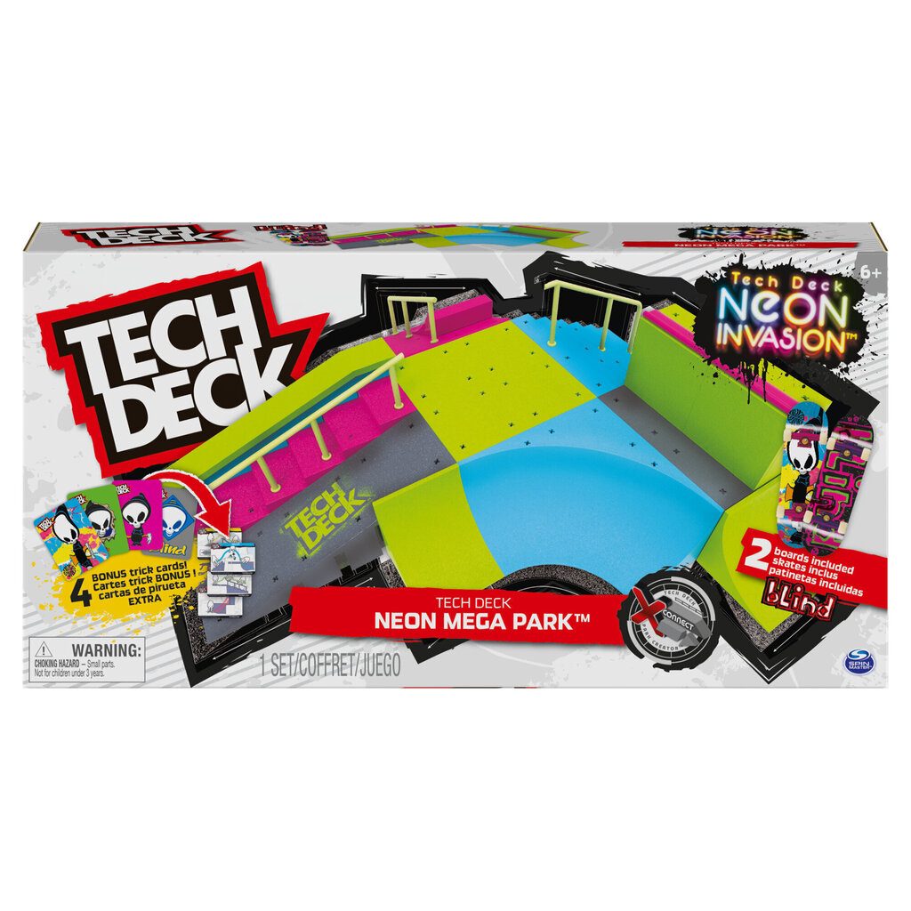 TECH DECK X-Connect neona mega rampa цена и информация | Rotaļlietas meitenēm | 220.lv