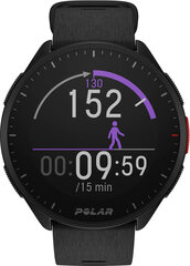 Polar Pacer GPS Sports Watch S-L Night Black 900102174 cena un informācija | Viedpulksteņi (smartwatch) | 220.lv