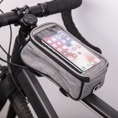 Waterproof bike frame bag with phone holder gray цена и информация | Держатели для телефонов | 220.lv