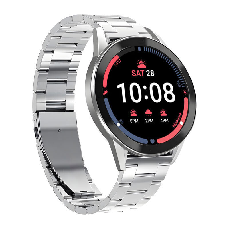 Puro GW4METALSIL piemērots Samsung Galaxy Watch 4 / Watch 4 Classic cena un informācija | Viedpulksteņu un viedo aproču aksesuāri | 220.lv