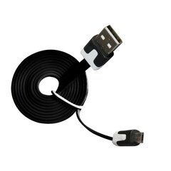 Kabelis Msonic MLU527NK USB A / USB B MICRO, 1M USB 2.0, melns cena un informācija | Savienotājkabeļi | 220.lv