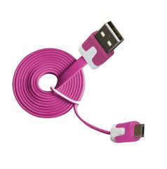 Kabelis Msonic MLU527NP USB A / USB B MICRO, 1M USB 2.0, rozā cena un informācija | Savienotājkabeļi | 220.lv