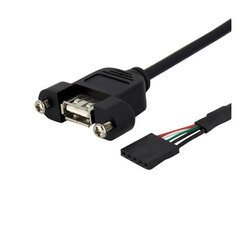 Кабель Startech USBPNLAFHD1, USB A цена и информация | Кабели и провода | 220.lv