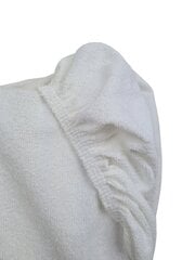 Водостойкая махровая простыня на резинке, белая 80x160 см цена и информация | Простыни | 220.lv