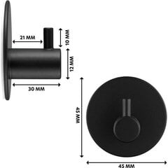 Липкий крючок для ванной цена и информация | Аксессуары для ванной комнаты | 220.lv