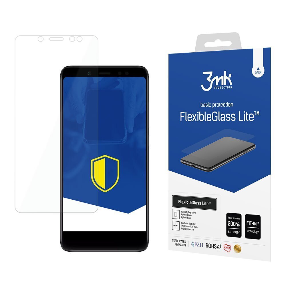 Xiaomi Redmi Note 5 AI Global - 3mk FlexibleGlass Lite™ screen protector cena un informācija | Ekrāna aizsargstikli | 220.lv