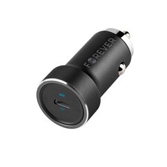 Forever CC-06 PD3.0 car charger 1x USB-C 20W black cena un informācija | Lādētāji un adapteri | 220.lv