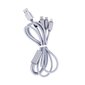 Maxlife 3in1 cable USB - Lightning + USB-C + microUSB 1,0 m 2,1A grey nylon цена и информация | Savienotājkabeļi | 220.lv
