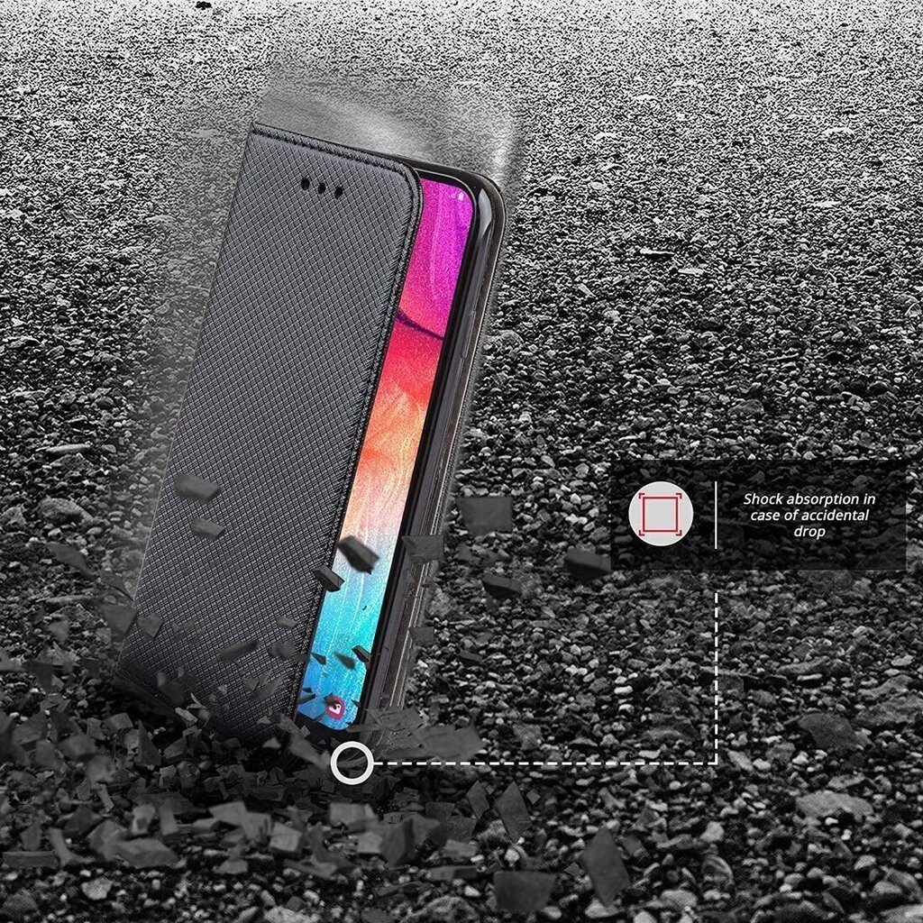 TelForceOne GSM095219 maciņš, piemērots Motorola Moto E6 Plus, melns cena un informācija | Telefonu vāciņi, maciņi | 220.lv