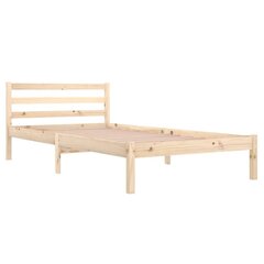 810420 vidaXL Bed Frame Solid Wood Pine 100x200 cm цена и информация | Кровати | 220.lv