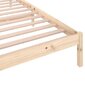 810420 vidaXL Bed Frame Solid Wood Pine 100x200 cm cena un informācija | Gultas | 220.lv