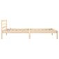 810420 vidaXL Bed Frame Solid Wood Pine 100x200 cm cena un informācija | Gultas | 220.lv