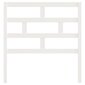 vidaXL gultas galvgalis, balts, 96x4x100 cm, priedes masīvkoks цена и информация | Gultas | 220.lv