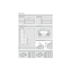 Apakšā montējamas sliedes L 550 mm, pilnībā izvelkamas, vienmērīga aizvēršana, 3D regulējamas cena un informācija | Citi piederumi mēbelēm | 220.lv