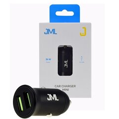 JML CC-101 automašīnas lādētājs / 2 x USB / 4.8A / 24W melns cena un informācija | Lādētāji un adapteri | 220.lv