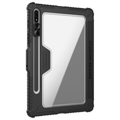 Nillkin Bumper PRO Protective Stand Case for Samsung Galaxy Tab S7+/S8+/S8+ 5G Black cena un informācija | Telefonu vāciņi, maciņi | 220.lv