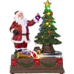 LED Ziemassvētku dekors 18,5x14cm 13LED 3xAA Kidsville цена и информация | Рождественские украшения | 220.lv