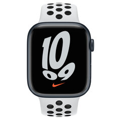 Apple Watch Series 7 NIke+ 45mm GPS, чёрный (подержанный, состояние A) цена и информация | Смарт-часы (smartwatch) | 220.lv