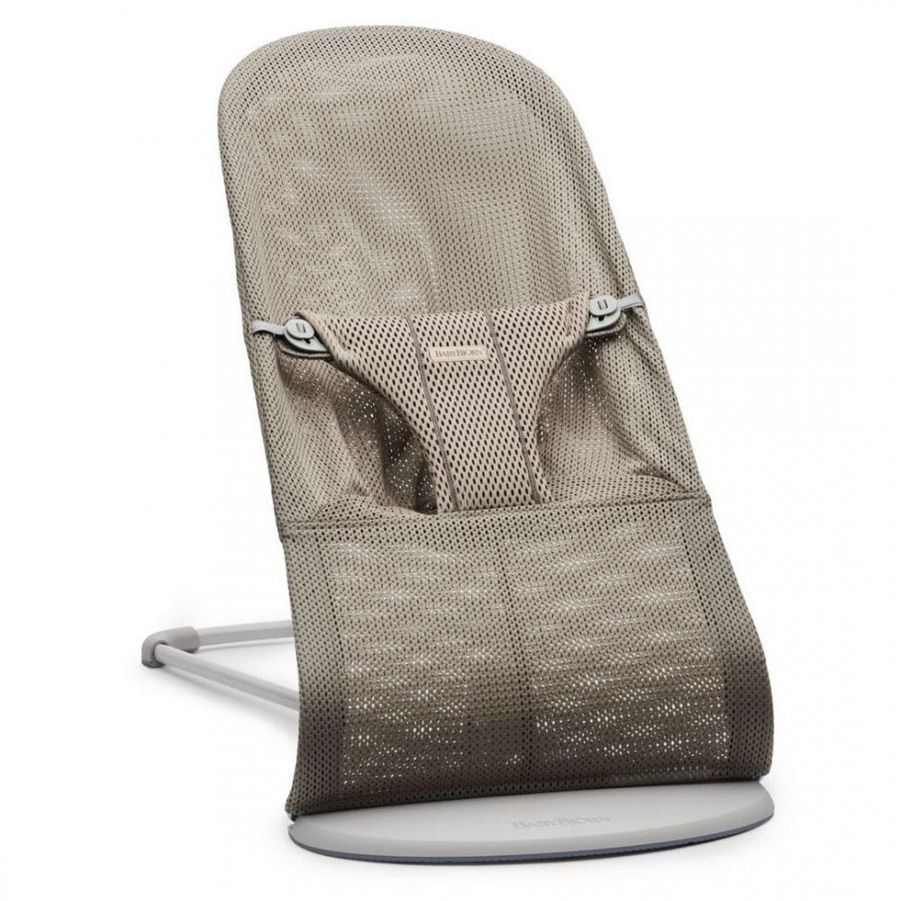 Babybjörn šūpuļkrēsls Bliss Mesh, grey-beige cena un informācija | Bērnu šūpuļkrēsliņi | 220.lv