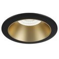 Spotlampa Maytoni Tehnical kolekcija melnā krāsā ar zelta detaļām GU10 8,6cm