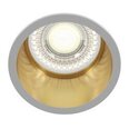 Spotlampa Maytoni Tehnical kolekcija baltā krāsā ar zelta detaļām GU10 6,8cm