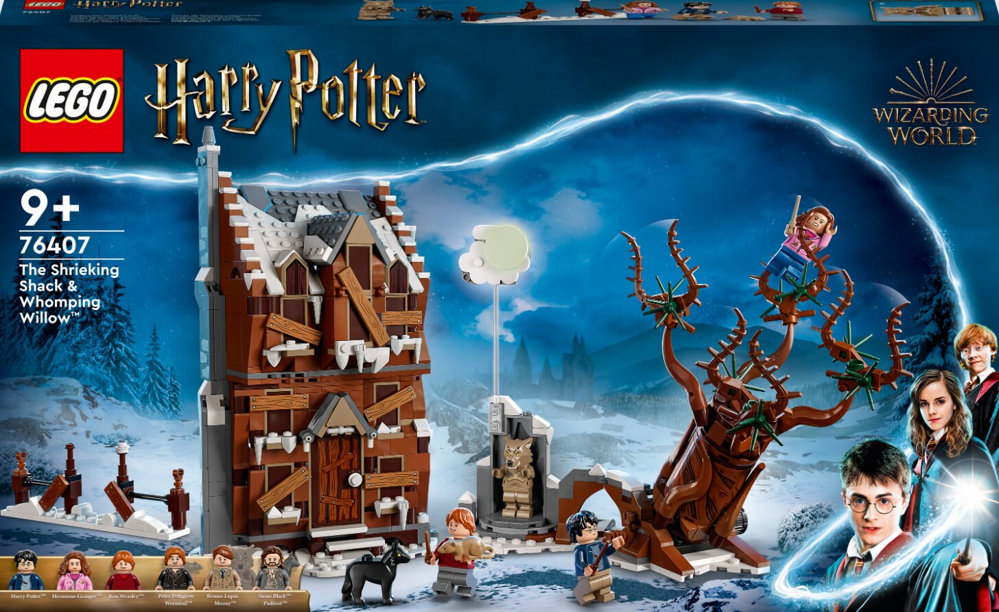 76407 LEGO® Harry Potter Kliedzoša būda un ziņkārīgs vītols цена | 220.lv