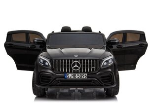 Divvietīgs elektromobilis Mercedes GLC 63S, lakots melns цена и информация | Электромобили для детей | 220.lv