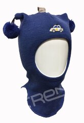 Шапка-шлем Kivat для детей 455*62, синяя 6419580132089 цена и информация | Шапки, перчатки, шарфы для мальчиков | 220.lv