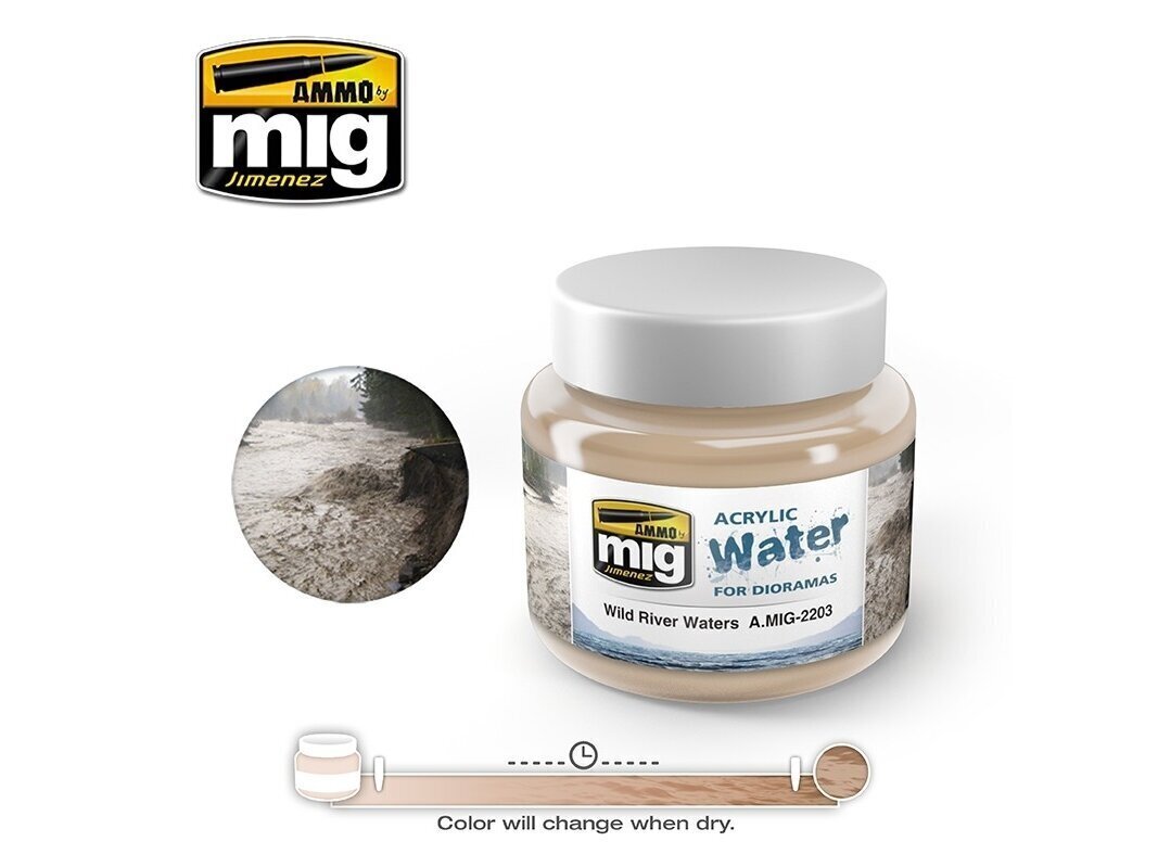 AMMO MIG - WILD RIVER WATER, 250ml., AMIG2203 cena un informācija | Modelēšanas un zīmēšanas piederumi | 220.lv